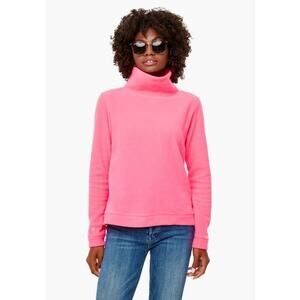 Dudley Stephens Greenpoint Turtleneck Sweater Neon Pink Size Small